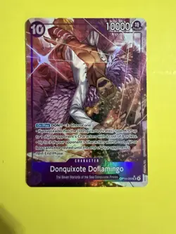 One Piece ~ Donquixote Doflamingo OP14-069 SR Alt Art ~ Azure Sea's Seven - Image 1