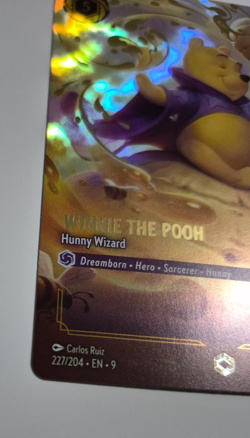 Disney Lorcana Fabled Enchanted Winnie the Pooh Hunny Wizard English Rare - Image 4