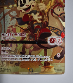 Disney Lorcana Fabled Iconic Mickey Mouse Brave Little Prince BLP English Rare - Image 4