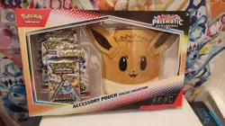 Pokemon Prismatic Evolutions Accessory Pouch Special Collection Sealed - Image 1