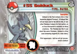 Topps Pokemon TV Animation Edition Series 1 #55 Golduck - Image 2