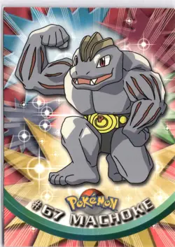 Topps Pokemon TV Animation Edition Series 1#67 Machoke - Image 1