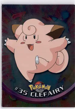 Topps Pokemon TV Animation Edition Series 1 #35 Clefairy Topps Logo Foil - Image 1