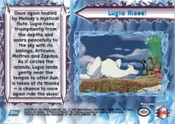 2000 Topps Pokemon The Movie 2000 #64 Lugia Rises! - Image 2
