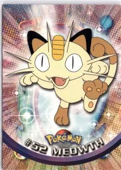 Topps Pokemon TV Animation Edition Series 1 #52 Meowth - Image 1