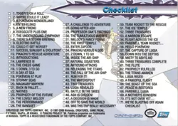 2000 Topps Pokemon The Movie 2000 #NNO Checklist - Image 2