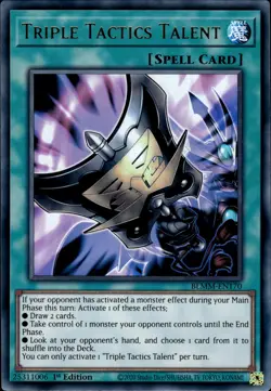 Triple Tactics Talent - Ultra Rare 1st Edition BLMM-EN170 - NM - YuGiOh - Image 1