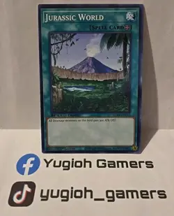 YUGIOH JURASSIC WORLD SGX4 COMMON LIGHT PLAYED 1ST EDITION - Image 1
