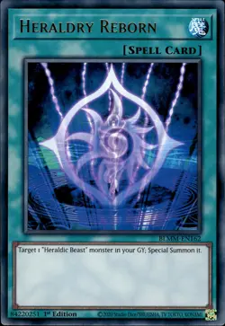 Heraldry Reborn - Ultra Rare 1st Edition BLMM-EN162 - NM - YuGiOh - Image 1