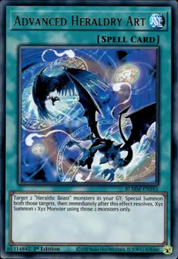 Advanced Heraldry Art - Ultra Rare 1st Edition BLMM-EN161 - NM - YuGiOh - Image 1