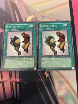 YUGIOH - SNATCH STEAL X2 - ULTRA RARE - MRL - HP - UNLIMITED - Image 1