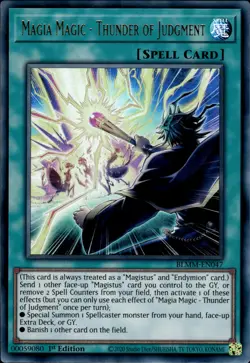 Magia Magic - Thunder Of Judgment - Ultra Rare 1st Ed. BLMM-EN047 - NM - YuGiOh - Image 1
