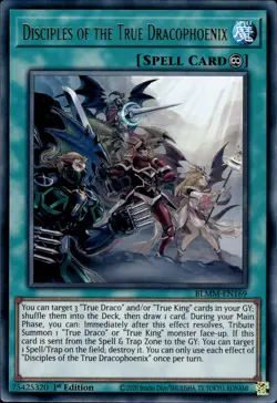 Disciples Of The True Dracophoenix - Ultra Rare 1st Ed. BLMM-EN169 - NM - YuGiOh - Image 1