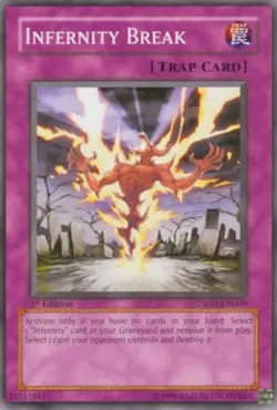 1x (NM) Infernity Break - TSHD-EN069 - Common - 1st Edition YuGiOh - Image 1