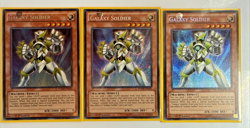 Yugioh - 3x Galaxy Soldier WSUP-EN010 1st Edition Prismatic Secret Rare NM - Image 1