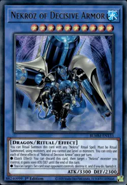 Nekroz Of Decisive Armor - Ultra Rare 1st Edition BLMM-EN133 - NM - YuGiOh - Image 1