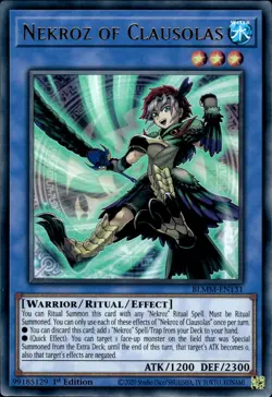 Nekroz Of Clausolas - Ultra Rare 1st Edition BLMM-EN131 - NM - YuGiOh - Image 1