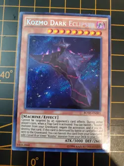 Kozmo Dark Eclipser BOSH-EN085 Secret Rare YuGiOh! TCG NM With Top Loader - Image 3
