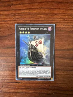 Yugioh! Number 50: Blackship of Corn CT10-EN018 Super Rare Limited Ed. - Image 1
