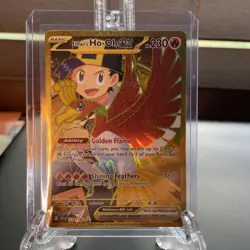 Pokemon TCG Ethan's Ho-Oh EX 239/182 Sv10: Destined Rivals Gold Holo Card NM - Image 3