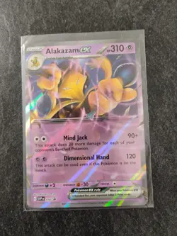 2023 Alakazam EX 050 Scarlet & Violet Promo Holo Pokemon TCG Card - Image 1