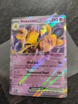2023 Alakazam EX 050 Scarlet & Violet Promo Holo Pokemon TCG Card - Image 4