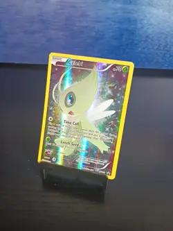 Pokemon TCG Mythical Celebi XY111 Full Art Black Star Holo Promo Card - Image 1