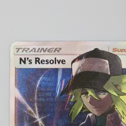 Pokemon N's Resolve Cosmic Eclipse Ultra Rare Full Art SM Holo Card 232/236 - Image 5