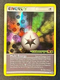 Multi Energy 89/106 2005 EX Emerald Pokemon Card TCG Reverse Holo Rare - Lp - Image 1