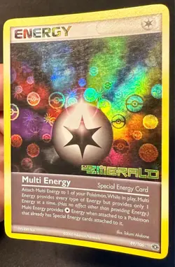 Multi Energy 89/106 2005 EX Emerald Pokemon Card TCG Reverse Holo Rare - Lp - Image 3