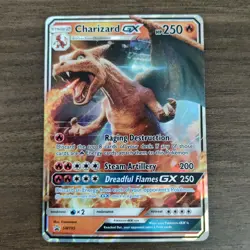 Charizard GX SM195 - NM FULL ART Detective Pikachu Promo - 2019 Pokemon TCG Card - Image 1