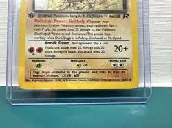 Dark Dugtrio 6/82 1st Edition Holo Rare WOTC Vintage Pokemon Team Rocket Card - Image 4