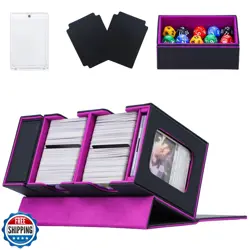 tmstorys Commander Deck Box for MTG, Card Deck Box with Dice Tray and Display - Image 1