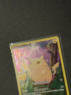 ITALIAN FULL CRIMP ERROR Pikachu Celebrations 005/025 Holo Rare Pokemon TCG NM - Image 2