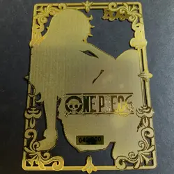 Goddess Story Gold METAL Card - Serial Number #/200! Anime Waifu Nami Bikini - Image 5