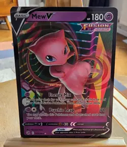 Pokemon Mew v TCG Ultra Rare Card 113/264 Fusion Strike NM/M - Image 1