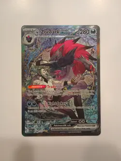 Pokemon N’s Zoroark Ex 286/217 SIR Ascended Heroes PACK FRESH NM - Image 1