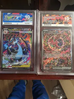 Mega Charizard and Oricorio UPC Promos Ace 10 Pokemon sequential - Image 1