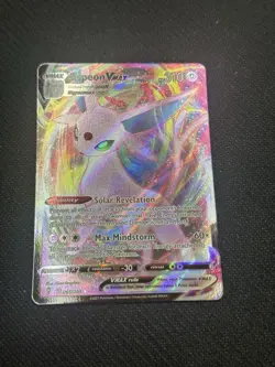 Pokemon Espeon VMAX 65/203 TCG Card 2021 Evolving Skies - Image 1