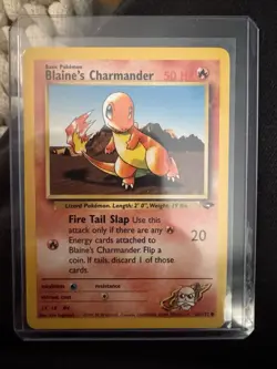 Pokemon TCG Blaine's Charmander Gym Challenge 60, 1st Edition, Regular Card - Image 1