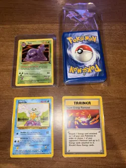 Vintage WOTC (Lot Of 50) 1999 Pokemon Cards Common Uncommon Rare 90’s Muk - Image 1