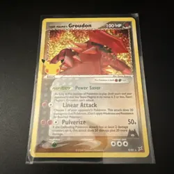 Pokemon: Team Magma’s Groudon Holo #9/95 Near Mint Condition Celebrations - Image 1