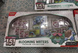 3 Unit Lot New Pokemon Scarlet & Violet 151 Blooming Waters Premium Collection - Image 2