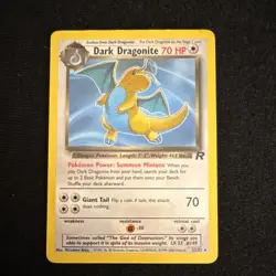 Pokemon Dark Dragonite Team Rocket Rare 22/82 Stage 2 70 HP Regular English MP - Image 1