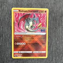 Pokemon TCG Radiant Charizard Pokemon GO 011/078 Holo - Image 1