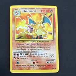 Charizard 4/102 Pokemon 1999 Base Set Unlimited LP - Image 1