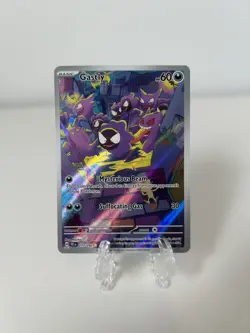 Pokemon SV05: Temporal Forces Gastly 177/162 Illustration Rare English NM - Image 1