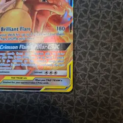 Charizard & Braixen GX 22/236 Cosmic Eclipse Tag Team Ultra Rare Pokemon Card - Image 4