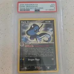 Pokemon Dark Dragonair Team Rocket Returns EX PSA 9 31/109 2004 Uncommon English - Image 1