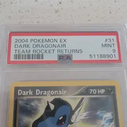Pokemon Dark Dragonair Team Rocket Returns EX PSA 9 31/109 2004 Uncommon English - Image 4